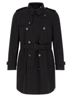 Black Regular Trench Coat 1
