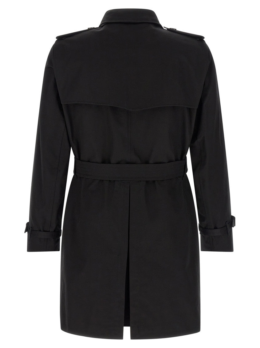 Black Regular Trench Coat 4
