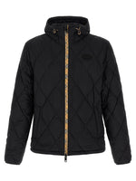 Black Quilted Hood Jacket 1