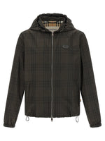 Dark Olive Check Jacket 1