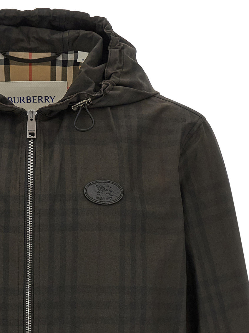 Dark Olive Check Jacket 3