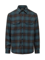 Teal Blue Regular Overshirt 1