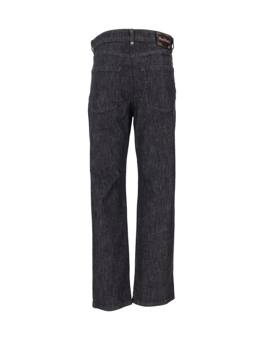 Black Straight Flat Front Pants 2