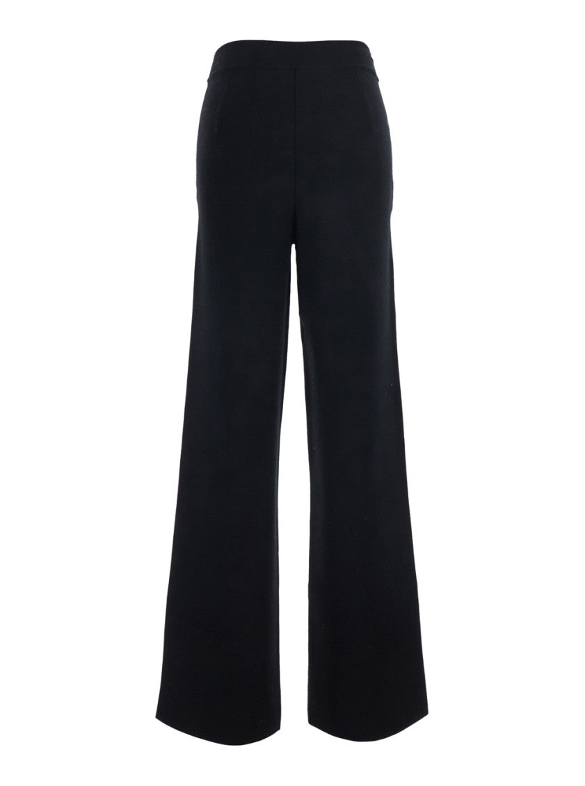 Black Loose Elasticated Pants 2