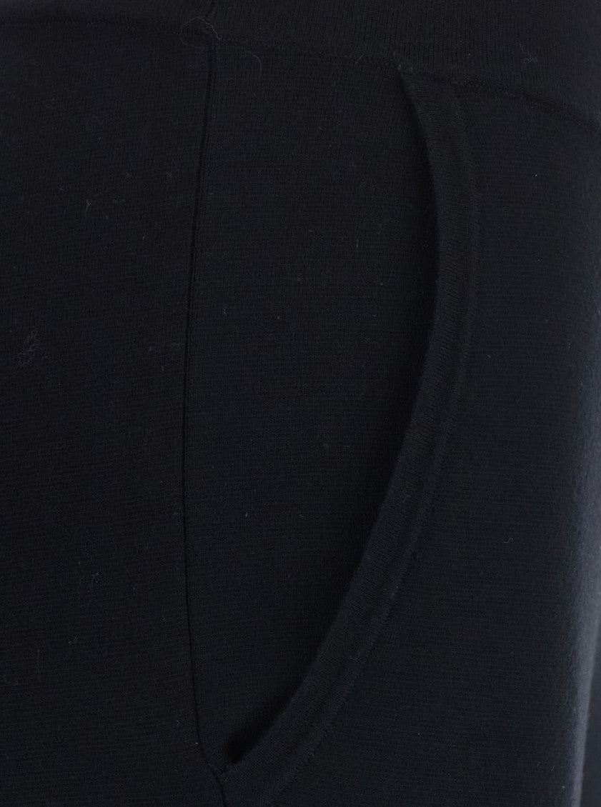Black Loose Elasticated Pants 3