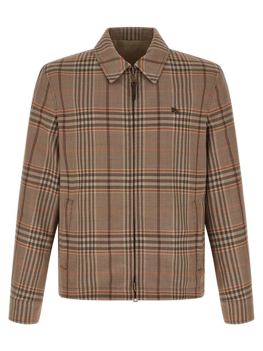 Brown Check Reversible Jacket 1