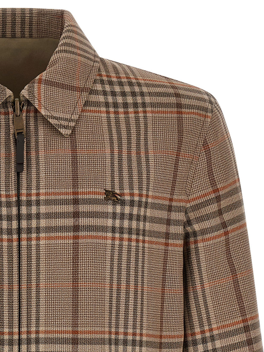 Brown Check Reversible Jacket 4