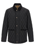 Black Quilted Regular Jacket 1