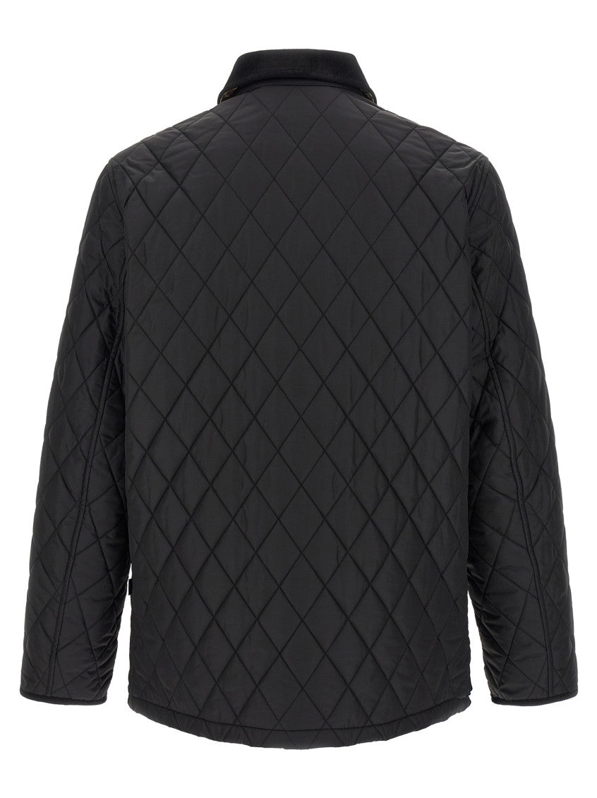 Black Quilted Regular Jacket 2