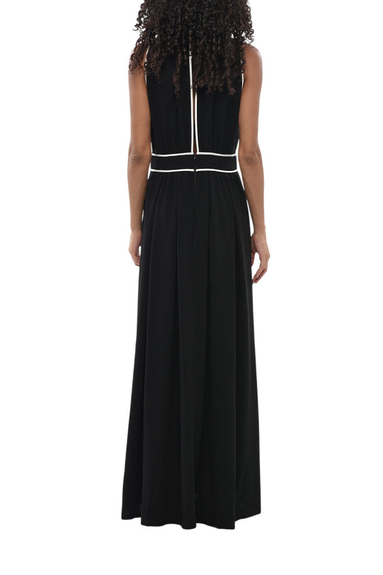 Black Halter Neck Maxi Dress 2