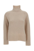 White Knitted Turtle Neck Sweater 1