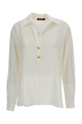 White Loose Solid Shirt 1