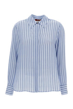 Sky Blue Regular Stripes Shirt 1