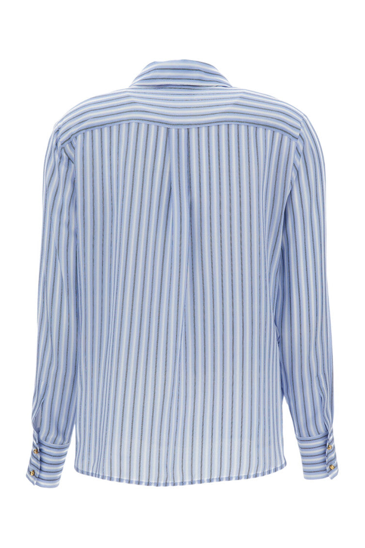 Sky Blue Regular Stripes Shirt 2
