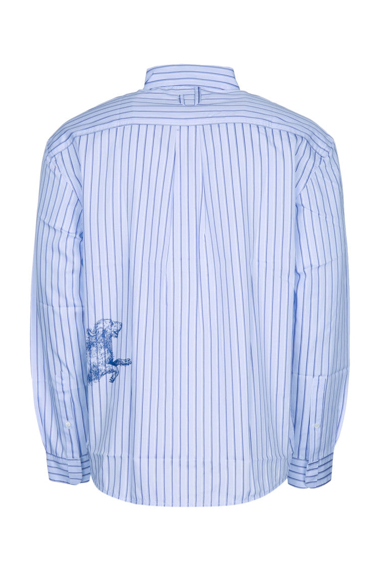 Blue Relaxed Stripes Shirt 2