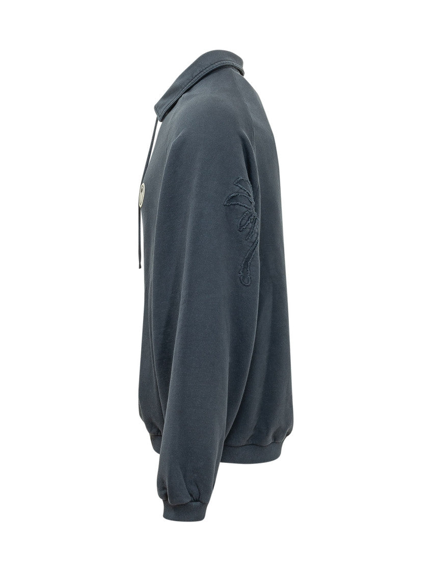 Navy Blue Relaxed Polo 3
