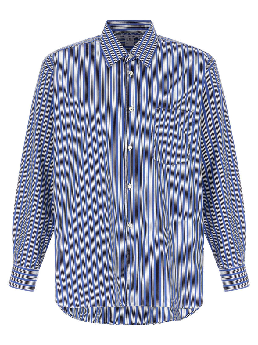 Blue Regular Striped Shirt 1