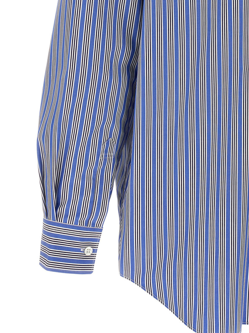 Blue Regular Striped Shirt 4