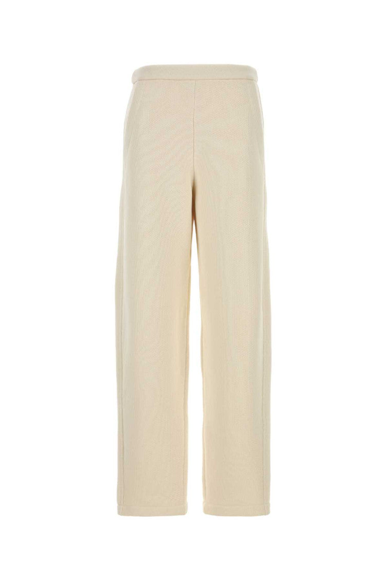 Off White Straight Flat Front Pant 1