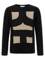 Black Round Neck Sweater 1