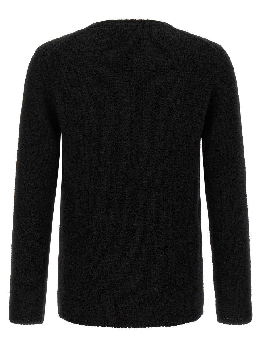 Black Round Neck Sweater 2