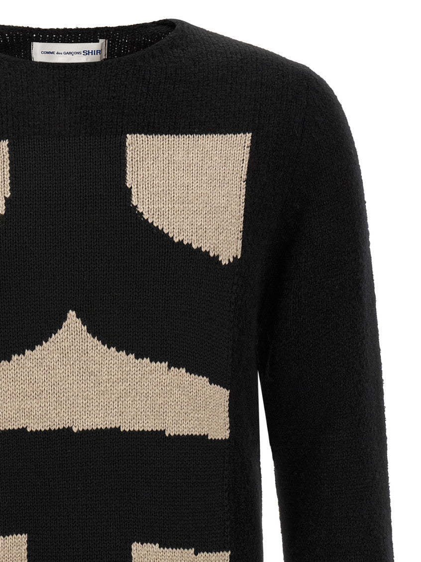 Black Round Neck Sweater 3