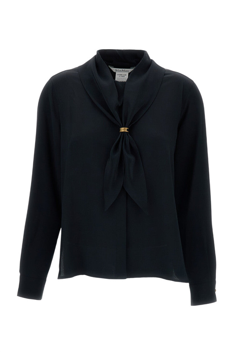 Black Band Collar Top 1