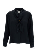 Black Band Collar Top 1