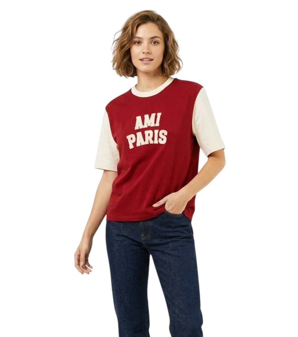 Red Logo Crew Neck T-Shirt 2