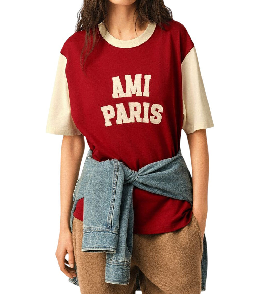 Red Logo Crew Neck T-Shirt 5