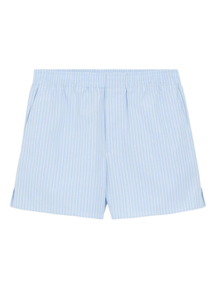 Sky Blue Stripes Shorts 1