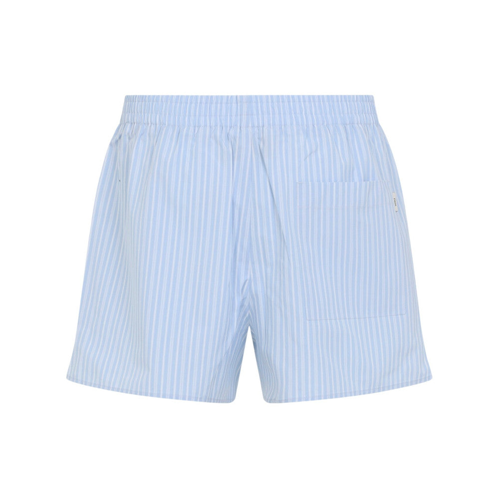 Sky Blue Stripes Shorts 2