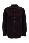 Dark Brown Regular Textured Shirt 1