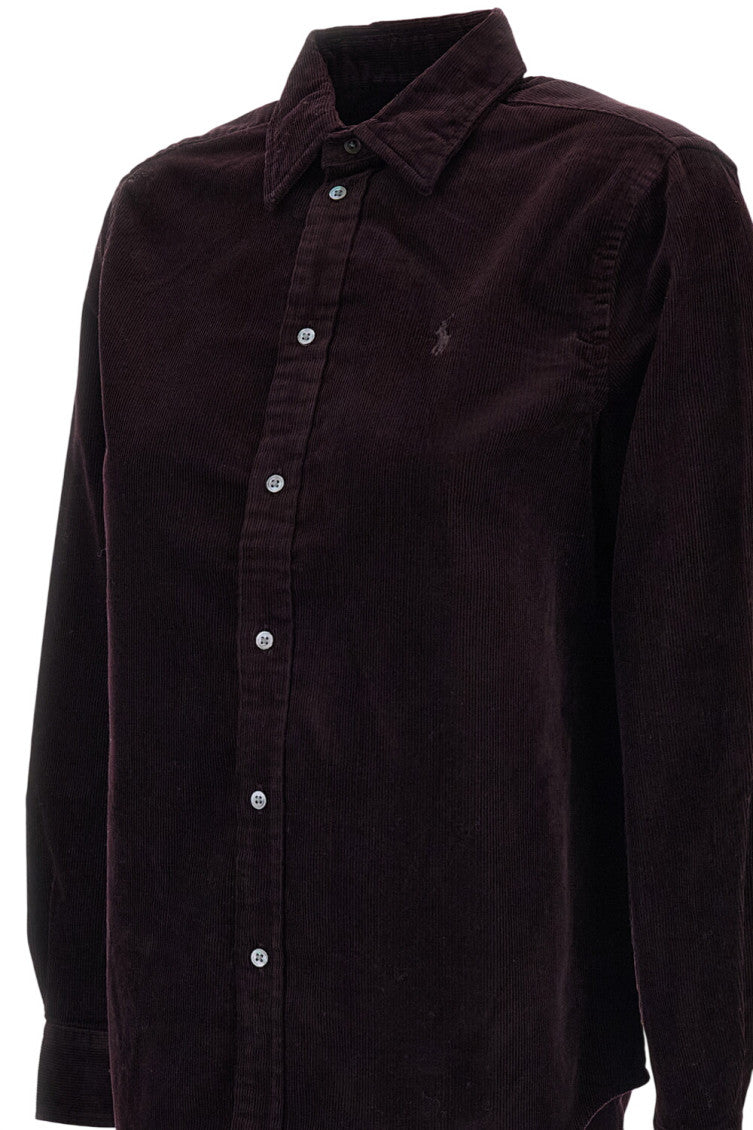 Dark Brown Regular Textured Shirt 3