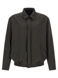 Dark Grey Striped Jacket 1