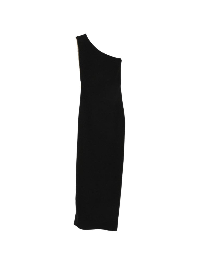 Black One Shoulder Maxi Dress 1