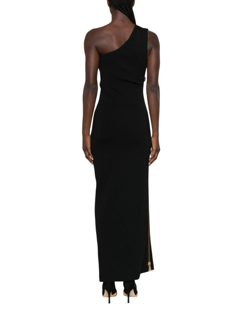 Black One Shoulder Maxi Dress 3