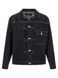 Dark Blue Boxy Jacket 1
