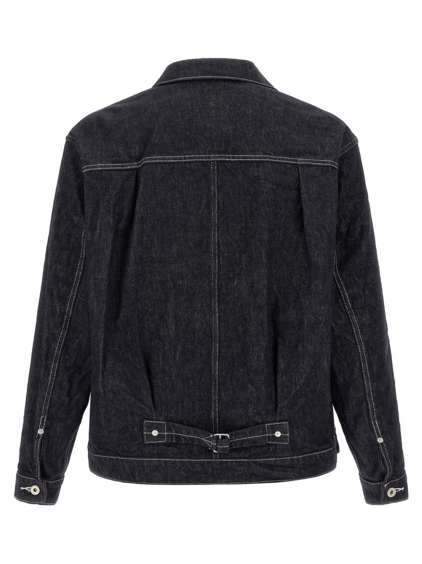 Dark Blue Boxy Jacket 2