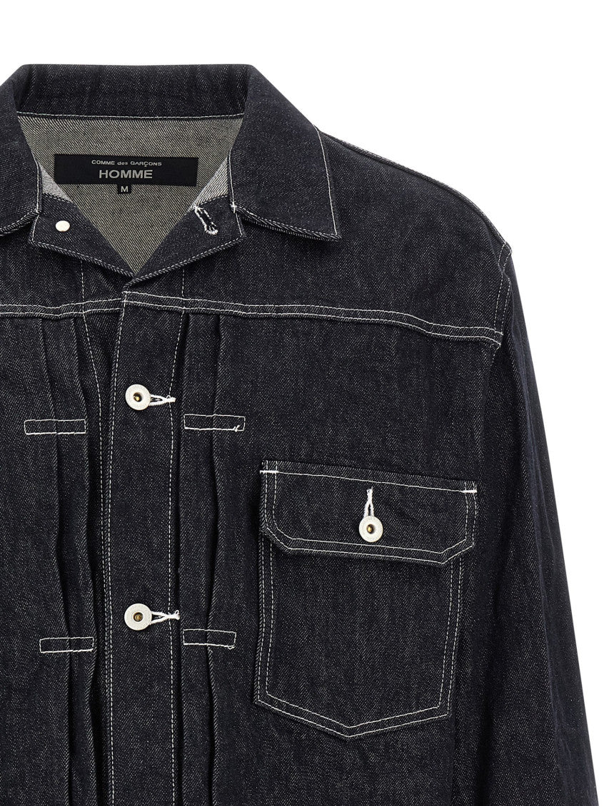 Dark Blue Boxy Jacket 3