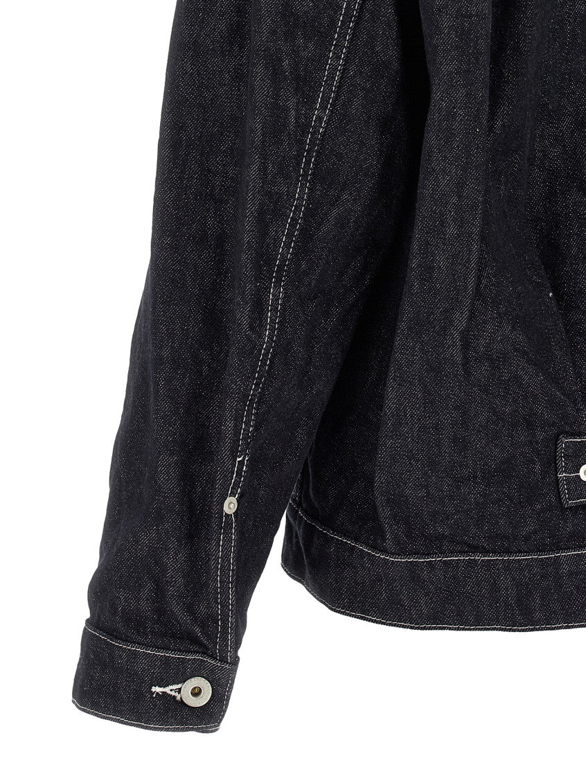 Dark Blue Boxy Jacket 4