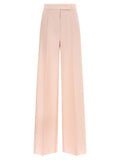 Pink Straight Flat Front Pants 1