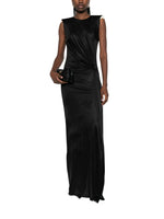 Black Round Neck Maxi Dress 1