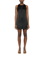 Black Scoop Neck Mini Dress 1