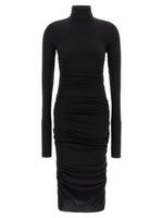 Black Turtle Neck Midi Dress 1