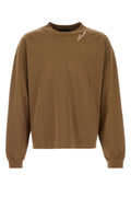 Brown Crew Neck T-Shirt 1