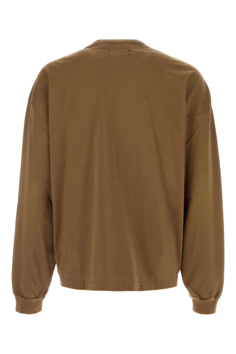 Brown Crew Neck T-Shirt 2