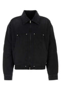 Black Shirt Collar Jacket 1