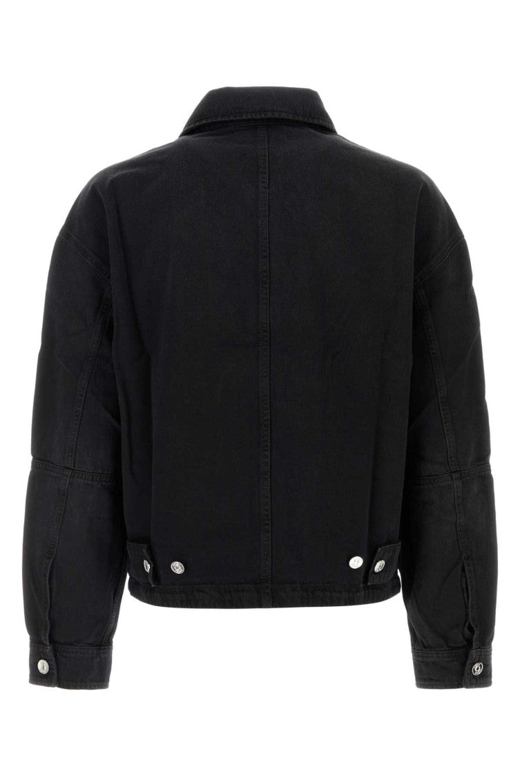 Black Shirt Collar Jacket 2