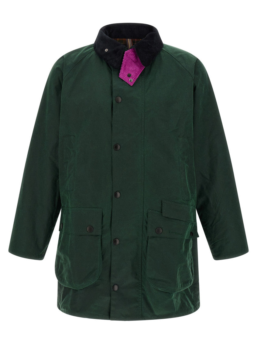 Green Shirt Collar Jacket 1